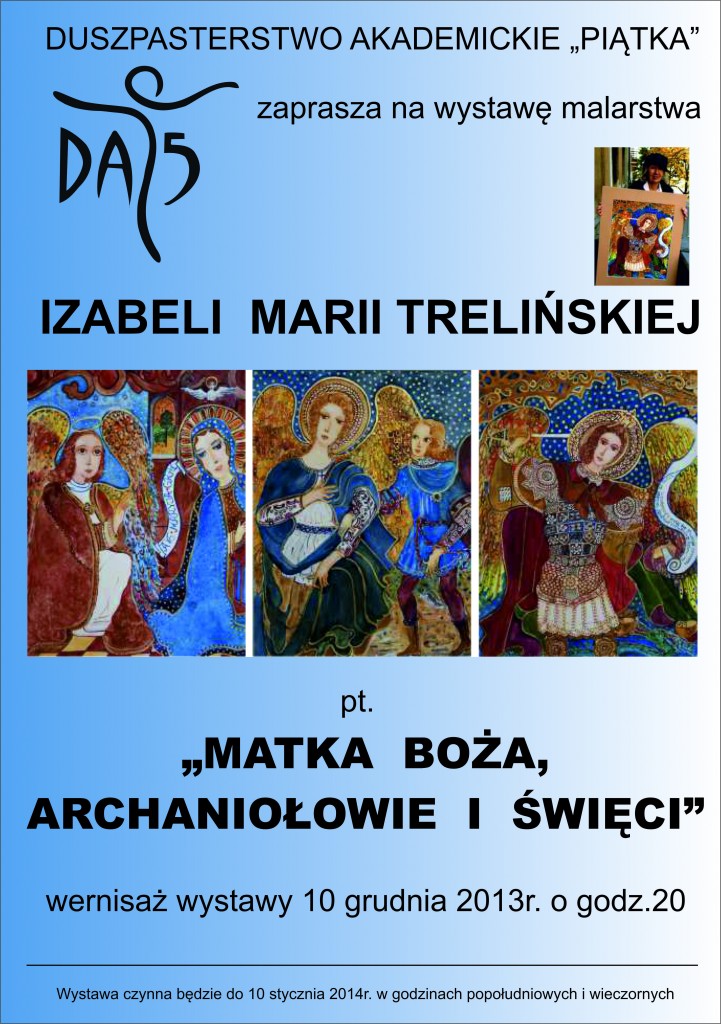 Plakat Wystawa Trelińskiej_01.2013